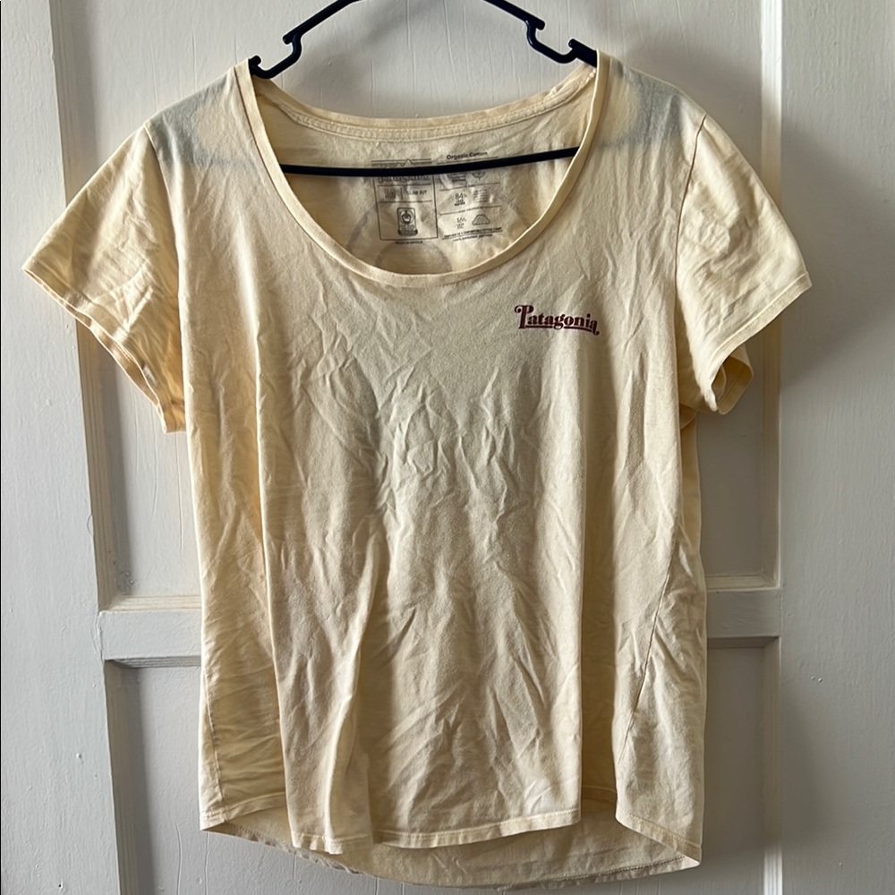 Patagonia Light Tan Women's Short Sleeve Tee